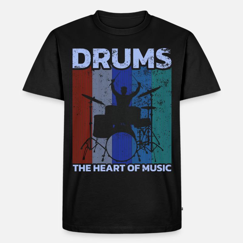 Drummers Drummers Drummers Drummers - Men's Premium Organic T-Shirt - black