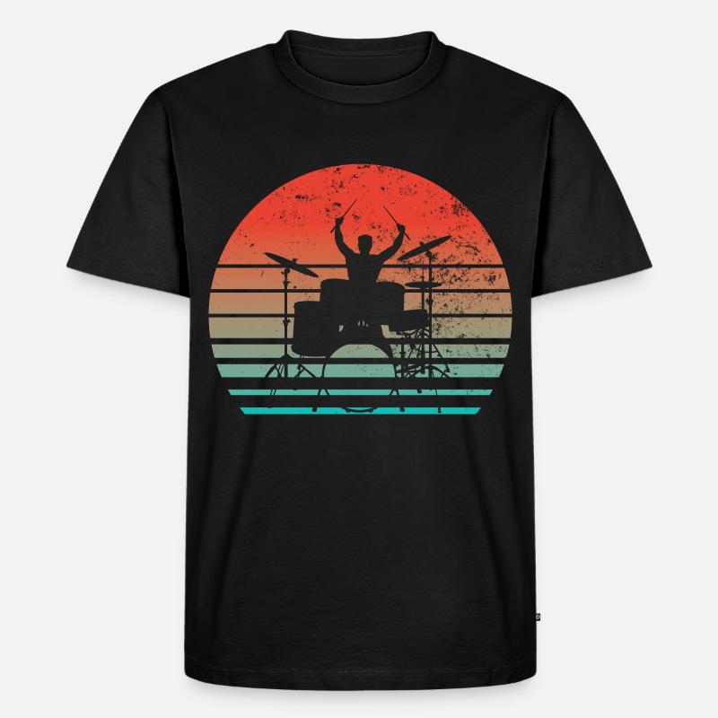 Drummers Drummers Drummers Drummers - Men's Premium Organic T-Shirt - black