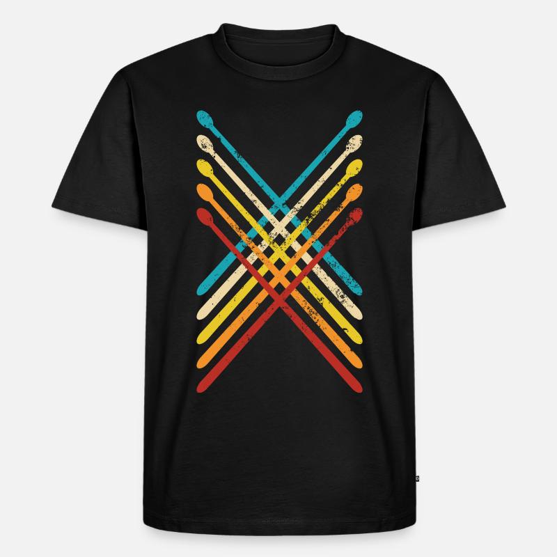 Drummers Drummers Drummers Drummers - Men's Premium Organic T-Shirt - black
