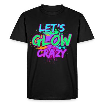 Costume Rétro des années 80Costume de fête à thème Fête des années 90 - T-shirt Premium bio Homme - noir - Devant - Nico (187cm)