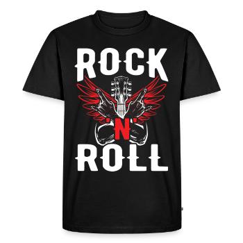 Musique Rock 'n' Roll, Danse, Concert, Festival - T-shirt Premium bio Homme - noir - Devant - Nico (187cm)