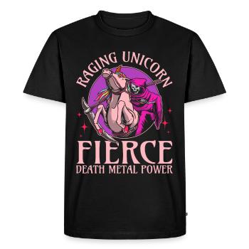 Goth Rock Satan Unicorn Festivals Death Metal - T-shirt Premium bio Homme - noir - Devant - Nico (187cm)