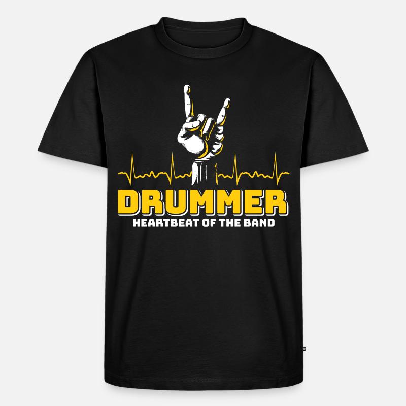 Drummers Drummers Drummers Drummers - Men's Premium Organic T-Shirt - black