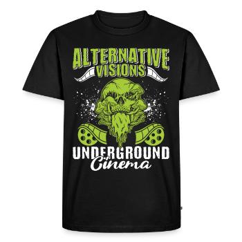 Film underground, Cinéma indépendant, Horreur - T-shirt Premium bio Homme - noir - Devant - Nico (187cm)
