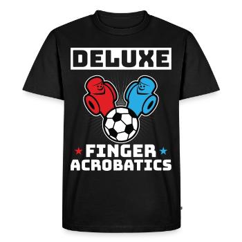 Foosball Gift Fans Wuzler Foosball - Men's Premium Organic T-Shirt - black - Front - Nico (187cm)