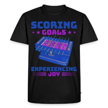 Foosball Gift Fans Wuzler Foosball - Men's Premium Organic T-Shirt - black - Front - Nico (187cm)