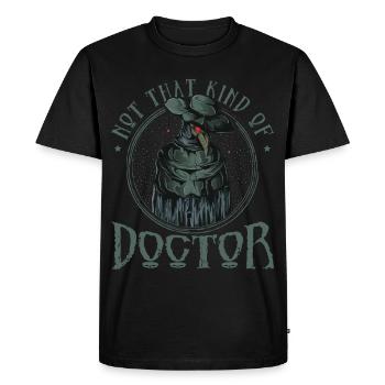 Horror Plague Doctor Film Festival Halloween Zombie - Men's Premium Organic T-Shirt - black - Front - Nico (187cm)