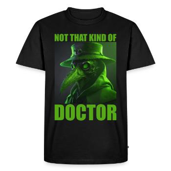 Horror Plague Doctor Film Festival Halloween Zombie - Men's Premium Organic T-Shirt - black - Front - Nico (187cm)