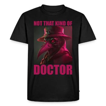 Horror Plague Doctor Film Festival Halloween Zombie - Men's Premium Organic T-Shirt - black - Front - Nico (187cm)