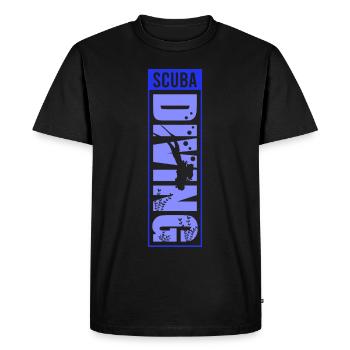 Plongée sous-marine, Plongée sous-marine, Vacances Sea Diver - T-shirt Premium bio Homme - noir - Devant - Nico (187cm)