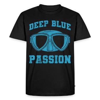 Scuba Diving, Scuba Diving, Holiday Sea Diver - Men's Premium Organic T-Shirt - black - Front - Nico (187cm)