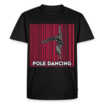 Pole Dance Dancer, Pole Dance, Pole Dancing - Men's Premium Organic T-Shirt - black - Front - Nico (187cm)