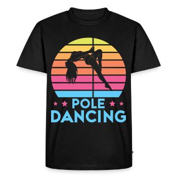 Pole Dance Dancer, Pole Dance, Pole Dancing - Men's Premium Organic T-Shirt - black - Front - Nico (187cm)