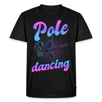 Pole Dance Dancer, Pole Dance, Pole Dancing - Men's Premium Organic T-Shirt - black - Front - Nico (187cm)