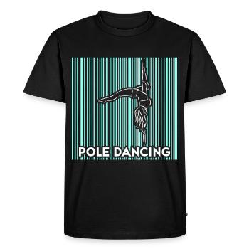 Pole Dance Dancer, Pole Dance, Pole Dancing - Men's Premium Organic T-Shirt - black - Front - Nico (187cm)