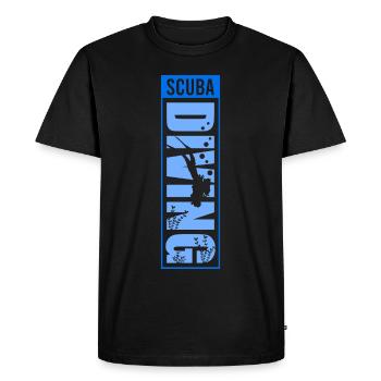 Plongée, Apnée Plongée, Apnée No Limit Apnée Apnée - T-shirt Premium bio Homme - noir - Devant - Nico (187cm)