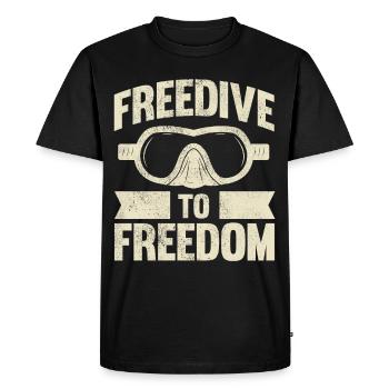 Plongée, Apnée Plongée, Apnée No Limit Apnée Apnée - T-shirt Premium bio Homme - noir - Devant - Nico (187cm)