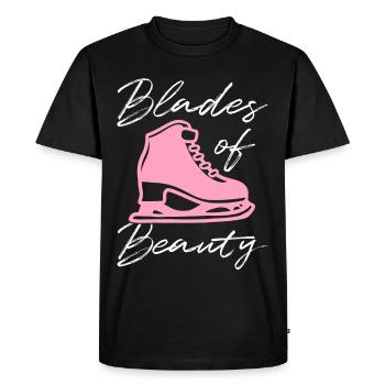 Figure Skater Figure Skating Club Girl Ice Skating - Men's Premium Organic T-Shirt - black - Front - Nico (187cm)