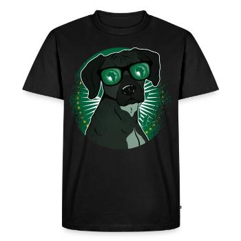 Union africaine - T-shirt Premium bio Homme - noir - Devant - Nico (187cm)