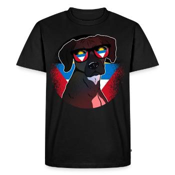 Antigua et Barbuda - T-shirt Premium bio Homme - noir - Devant - Nico (187cm)