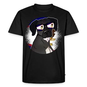 Samoa américaines - T-shirt Premium bio Homme - noir - Devant - Nico (187cm)
