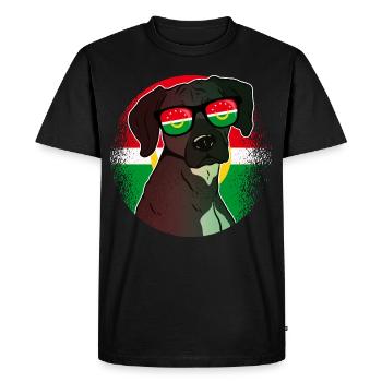Union du Maghreb arabe - T-shirt Premium bio Homme - noir - Devant - Nico (187cm)