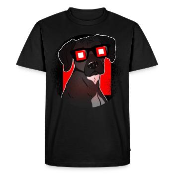 Baster - Men's Premium Organic T-Shirt - black - Front - Nico (187cm)