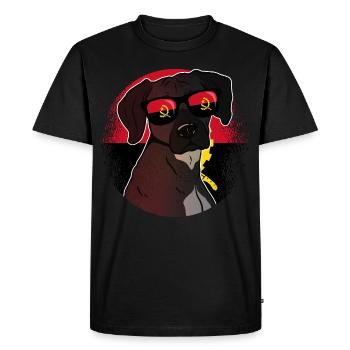 Angola - T-shirt Premium bio Homme - noir - Devant - Nico (187cm)