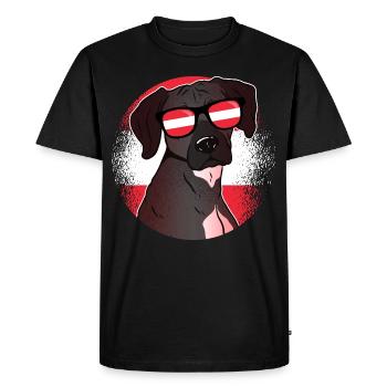 Autriche - T-shirt Premium bio Homme - noir - Devant - Nico (187cm)