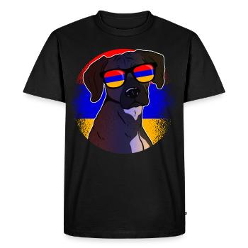Arménie - T-shirt Premium bio Homme - noir - Devant - Nico (187cm)