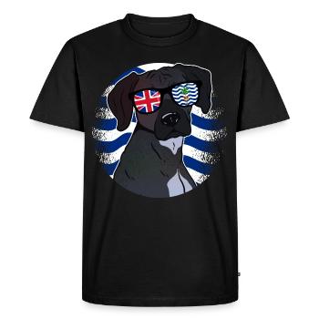 Territoire britannique de l'océan Indien - T-shirt Premium bio Homme - noir - Devant - Nico (187cm)
