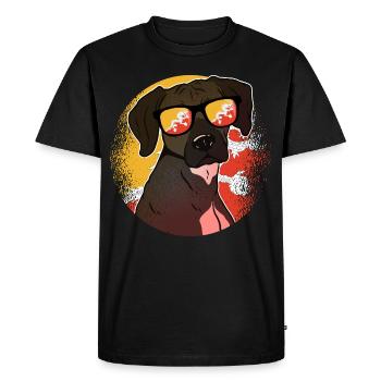 Bhoutan - T-shirt Premium bio Homme - noir - Devant - Nico (187cm)