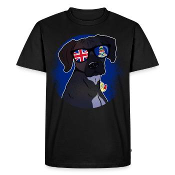 Îles Caïmans - T-shirt Premium bio Homme - noir - Devant - Nico (187cm)