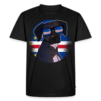 Cap Vert - T-shirt Premium bio Homme - noir - Devant - Nico (187cm)
