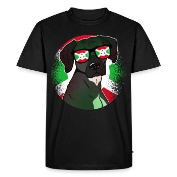 Burundi - T-shirt Premium bio Homme - noir - Devant - Nico (187cm)