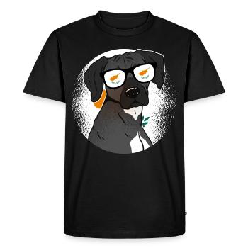 Cyprus - Men's Premium Organic T-Shirt - black - Front - Nico (187cm)