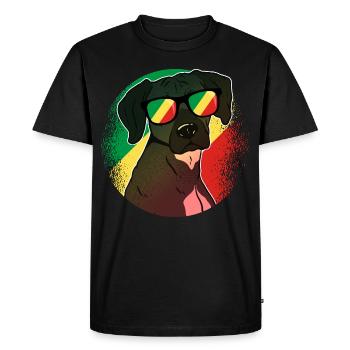 République du Congo - T-shirt Premium bio Homme - noir - Devant - Nico (187cm)