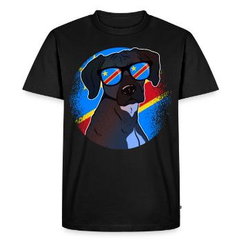 Democratic Republic of the Congo - Men's Premium Organic T-Shirt - black - Front - Nico (187cm)