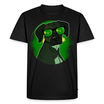 Îles Cocos - T-shirt Premium bio Homme - noir - Devant - Nico (187cm)