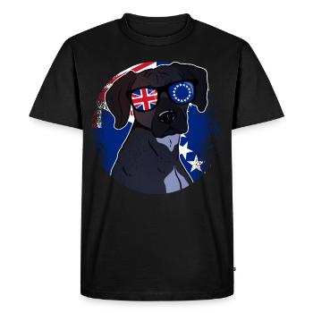 Cook (Îles) - T-shirt Premium bio Homme - noir - Devant - Nico (187cm)