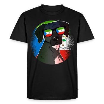 Guinée équatoriale - T-shirt Premium bio Homme - noir - Devant - Nico (187cm)