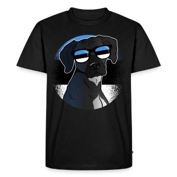 Estonie - T-shirt Premium bio Homme - noir - Devant - Nico (187cm)