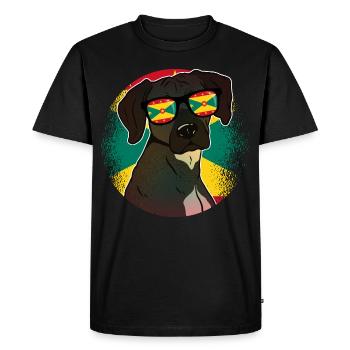 Grenade - T-shirt Premium bio Homme - noir - Devant - Nico (187cm)