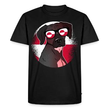 Greenland - Men's Premium Organic T-Shirt - black - Front - Nico (187cm)