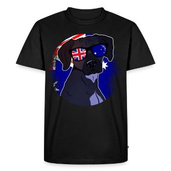 Heard et Mcdonald (Îles) - T-shirt Premium bio Homme - noir - Devant - Nico (187cm)