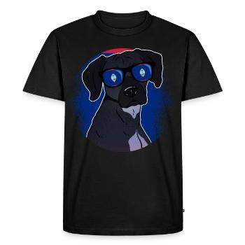 Guam - Men's Premium Organic T-Shirt - black - Front - Nico (187cm)