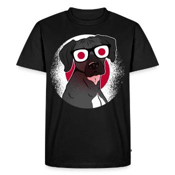 Japan - Men's Premium Organic T-Shirt - black - Front - Nico (187cm)