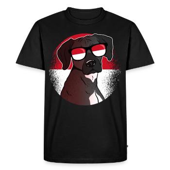 Indonésie - T-shirt Premium bio Homme - noir - Devant - Nico (187cm)