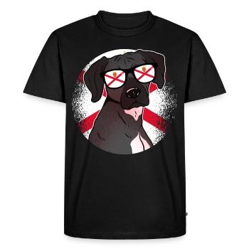 Jersey - T-shirt Premium bio Homme - noir - Devant - Nico (187cm)