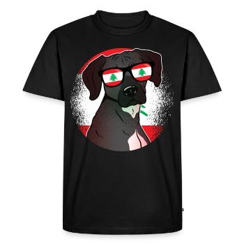 Lebanon - Men's Premium Organic T-Shirt - black - Front - Nico (187cm)